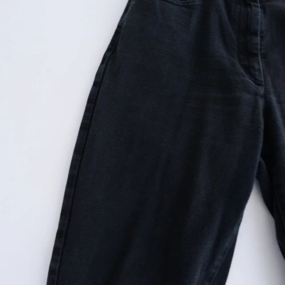 Aritzia Wilfred Free Black Tapered Straight Leg Denim Jeans Size 6 - Picture 10 of 15